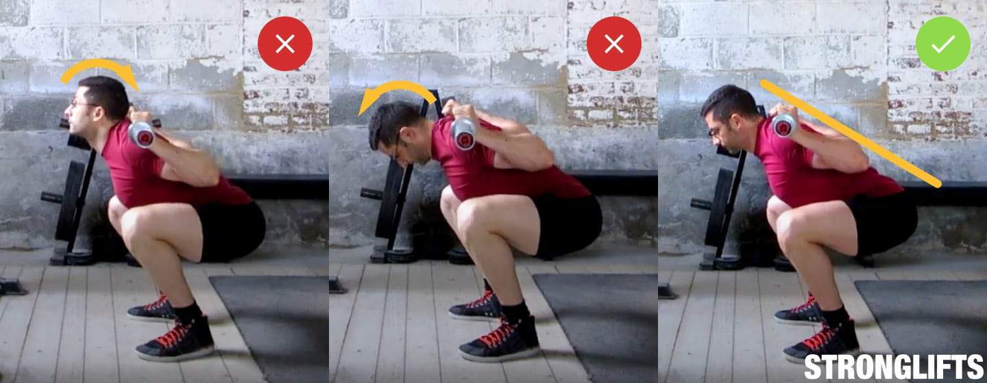 knäböj huvudposition knäböj huvudposition